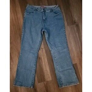 Smith Jeans Women’s 16 Wide-Leg Denim Medium Wash